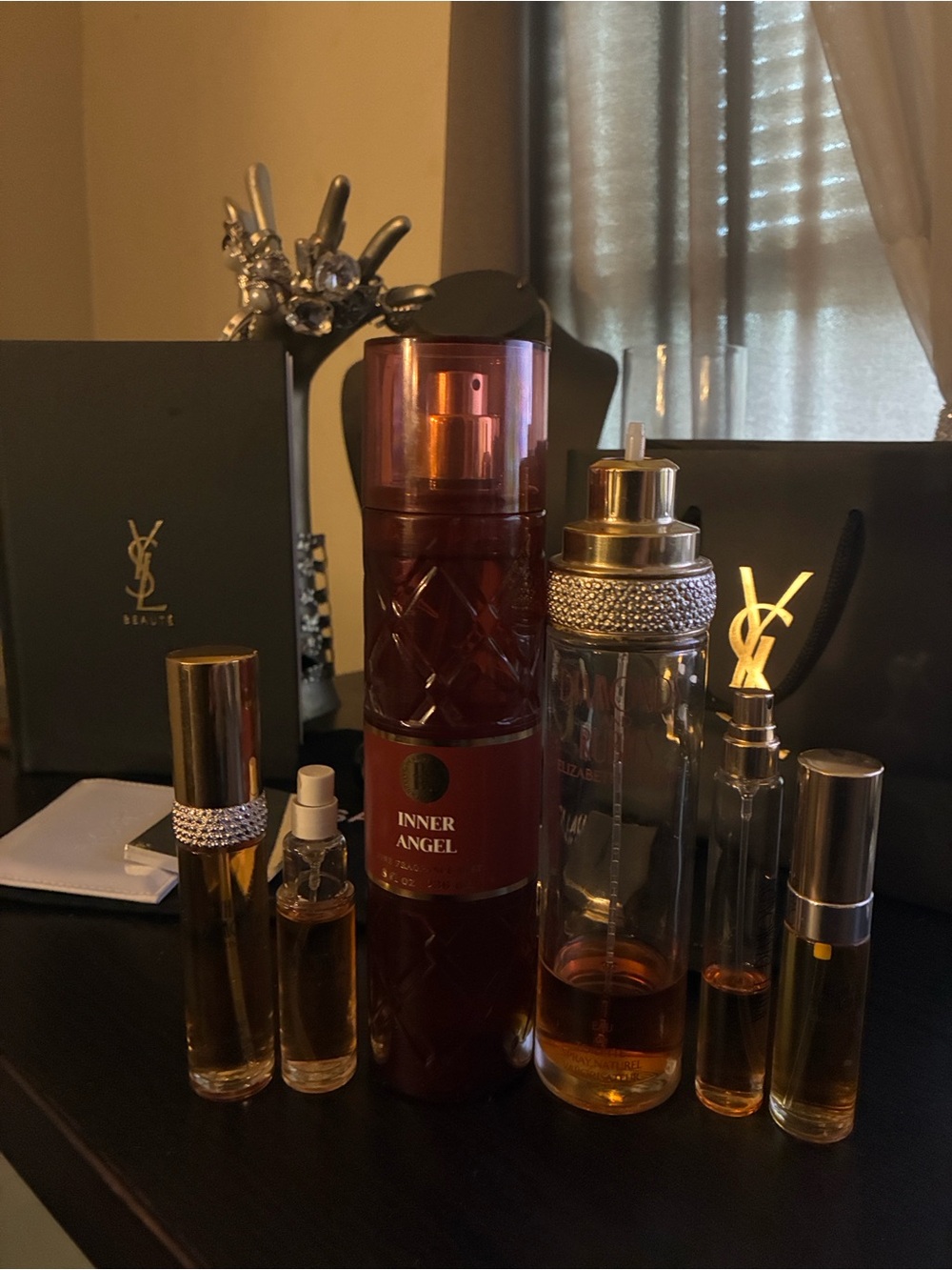 ~Elizabeth Taylor White Diamonds, Rubies Eau De Toilette Parfum and Inner Angel~ - Picture 3 of 16